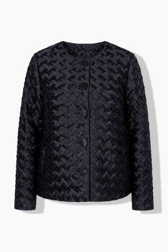 Moda za polnejše Jakna lagana satenska na kopčanje plus velikost, xxl, Ulla Popken in Johann Popken (JP1880)