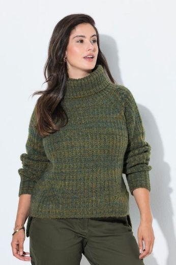 Moda za polnejše Pulover dugih rukava povišenog ovratnika plus velikost, xxl, Ulla Popken in Johann Popken (JP1880)