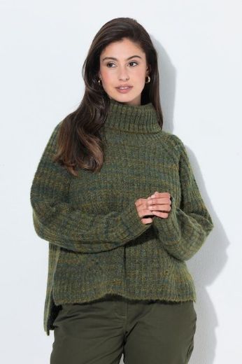 Moda za polnejše Pulover dugih rukava povišenog ovratnika plus velikost, xxl, Ulla Popken in Johann Popken (JP1880)