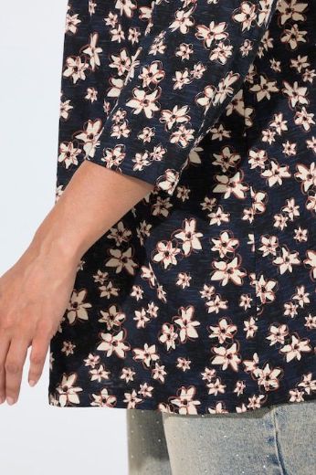 Moda za polnejše Majica 3/4 rukava A kroja plus velikost, xxl, Ulla Popken in Johann Popken (JP1880)