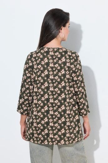 Moda za polnejše Majica 3/4 rukava A kroja plus velikost, xxl, Ulla Popken in Johann Popken (JP1880)