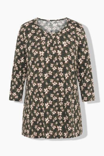 Moda za polnejše Majica 3/4 rukava A kroja plus velikost, xxl, Ulla Popken in Johann Popken (JP1880)