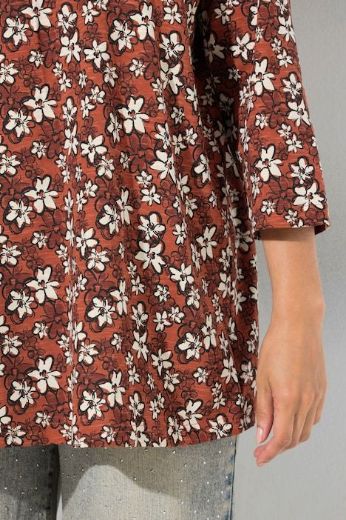 Moda za polnejše Majica 3/4 rukava A kroja plus velikost, xxl, Ulla Popken in Johann Popken (JP1880)