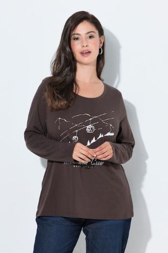 Moda za polnejše Majica dugih rukava plus velikost, xxl, Ulla Popken in Johann Popken (JP1880)