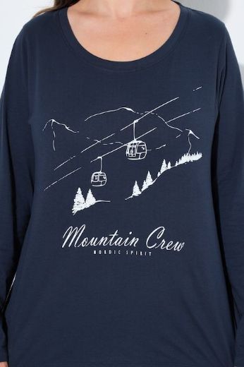 Moda za polnejše Majica dugih rukava plus velikost, xxl, Ulla Popken in Johann Popken (JP1880)