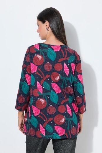 Moda za polnejše Majica 3/4 rukava s božićnim motivom plus velikost, xxl, Ulla Popken in Johann Popken (JP1880)
