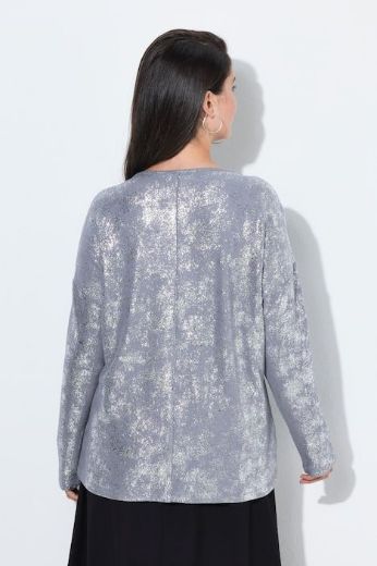 Moda za polnejše Majica dugih rukava V ovratnika plus velikost, xxl, Ulla Popken in Johann Popken (JP1880)