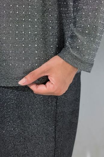 Moda za polnejše Majica dugih rukava sa sjajnim nitima plus velikost, xxl, Ulla Popken in Johann Popken (JP1880)