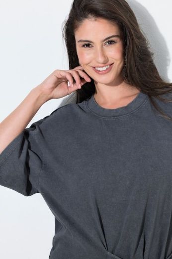 Moda za polnejše Majica kratkih rukava s trakom na vezanje plus velikost, xxl, Ulla Popken in Johann Popken (JP1880)
