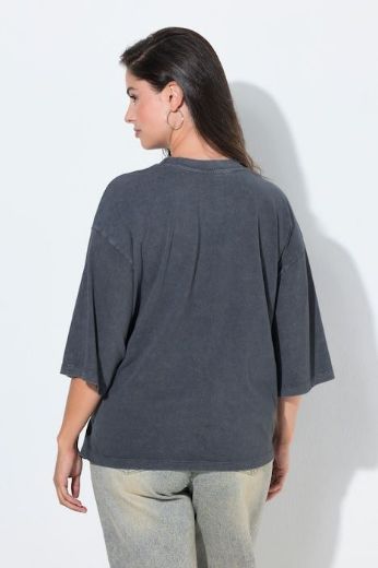 Moda za polnejše Majica kratkih rukava s trakom na vezanje plus velikost, xxl, Ulla Popken in Johann Popken (JP1880)