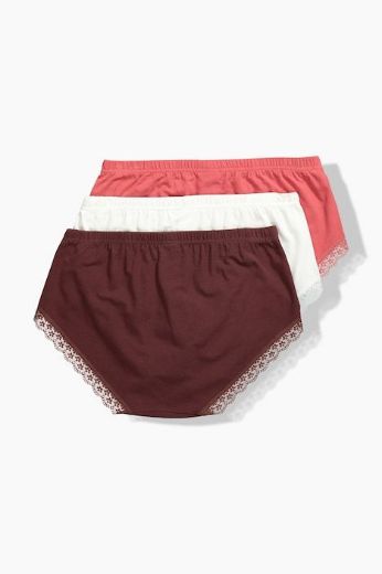Moda za polnejše Gaćice 3 komada plus velikost, xxl, Ulla Popken in Johann Popken (JP1880)