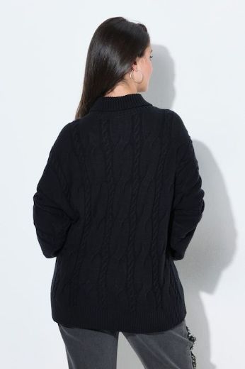 Moda za polnejše Pulover dugih rukava povišenog ovratnika plus velikost, xxl, Ulla Popken in Johann Popken (JP1880)