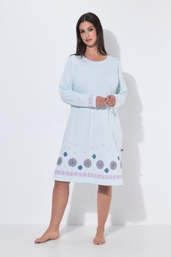 Moda za polnejše Spavaćica dugih rukava 2 komada plus velikost, xxl, Ulla Popken in Johann Popken (JP1880)