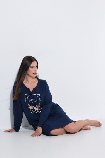 Moda za polnejše Spavaćica dugih rukava 2 komada plus velikost, xxl, Ulla Popken in Johann Popken (JP1880)