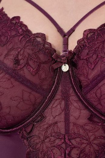 Moda za polnejše Bodi sa žicom i ukrasnom čipkom plus velikost, xxl, Ulla Popken in Johann Popken (JP1880)