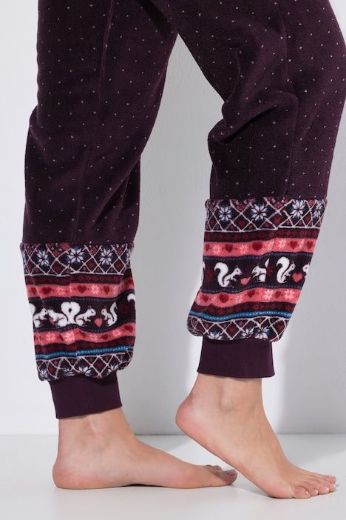 Moda za polnejše Trenirka donji dio od pliša plus velikost, xxl, Ulla Popken in Johann Popken (JP1880)