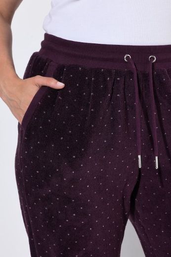 Moda za polnejše Trenirka donji dio od pliša plus velikost, xxl, Ulla Popken in Johann Popken (JP1880)