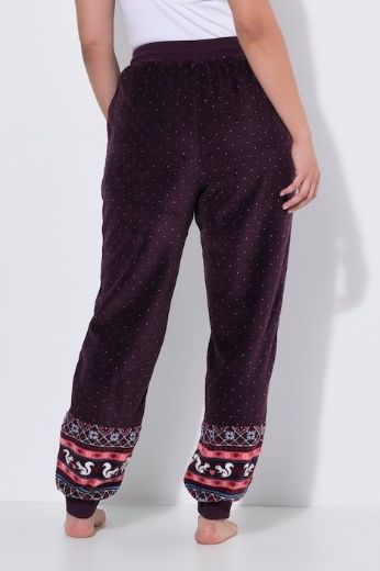 Moda za polnejše Trenirka donji dio od pliša plus velikost, xxl, Ulla Popken in Johann Popken (JP1880)