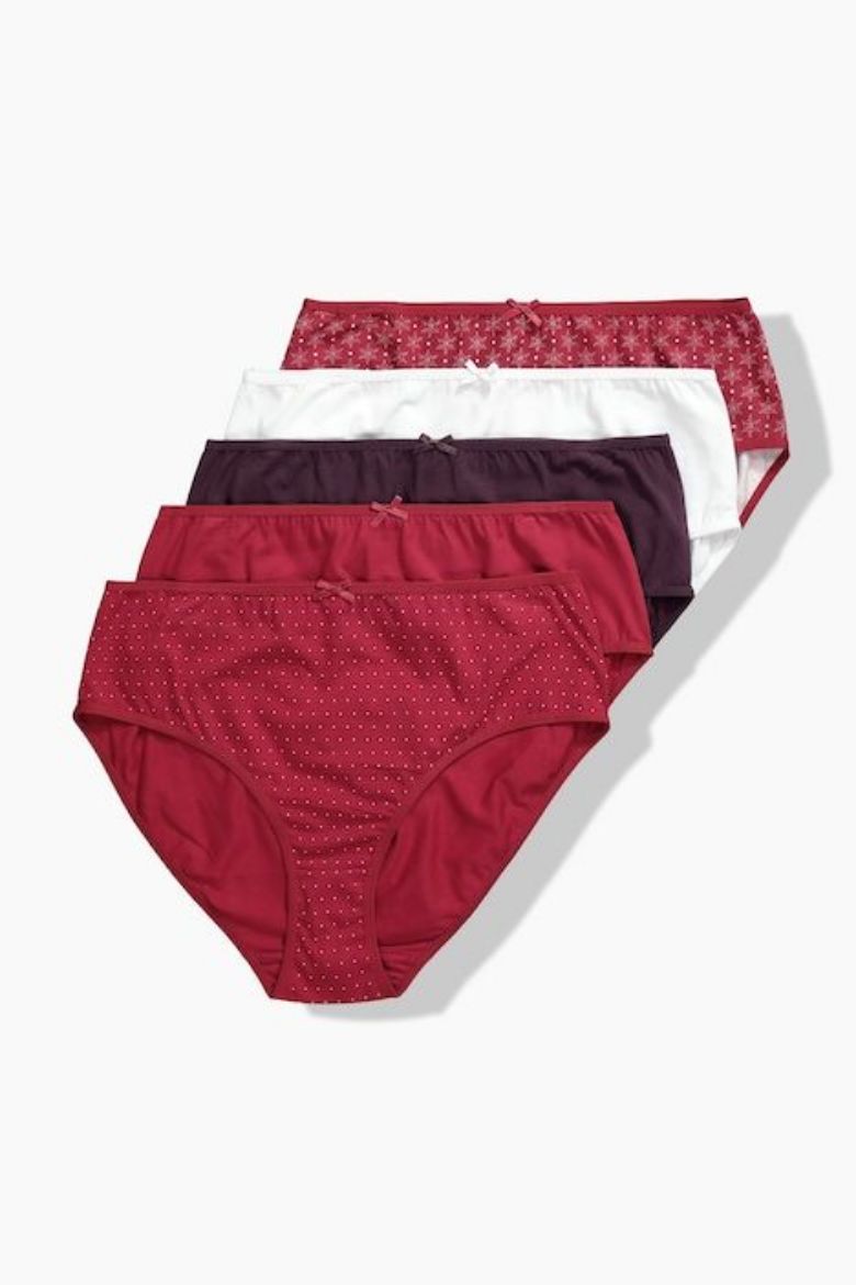 Moda za polnejše Gaćice midi 5 komada plus velikost, xxl, Ulla Popken in Johann Popken (JP1880)