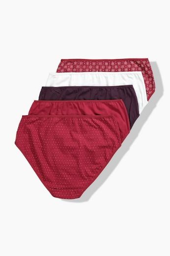 Moda za polnejše Gaćice midi 5 komada plus velikost, xxl, Ulla Popken in Johann Popken (JP1880)