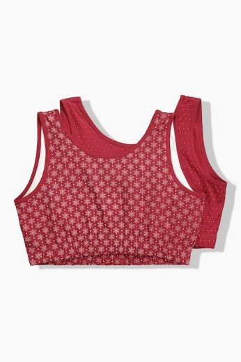 Moda za polnejše Grudnjak bez žice 2 komada plus velikost, xxl, Ulla Popken in Johann Popken (JP1880)
