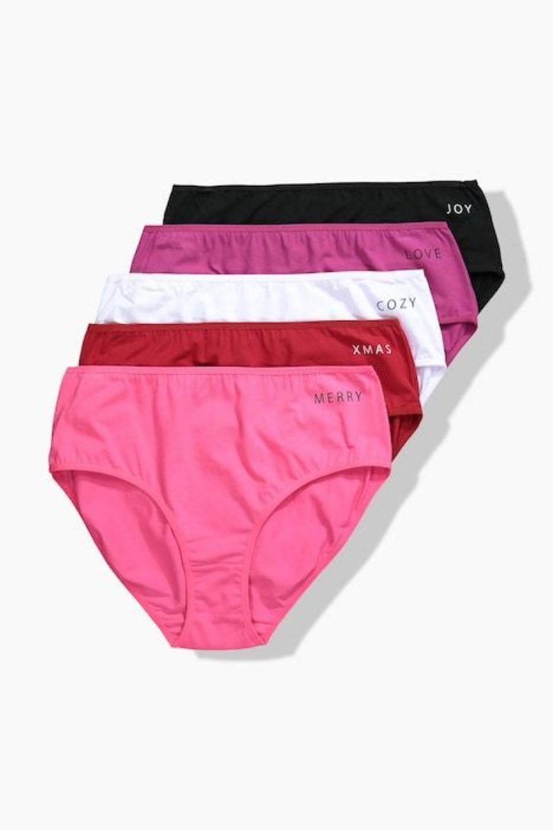 Moda za polnejše Gaćice midi 5 komada plus velikost, xxl, Ulla Popken in Johann Popken (JP1880)