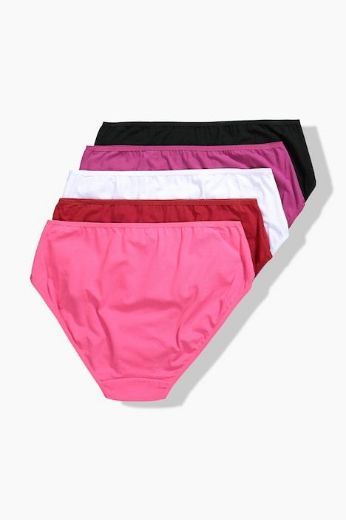 Moda za polnejše Gaćice midi 5 komada plus velikost, xxl, Ulla Popken in Johann Popken (JP1880)