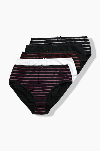 Moda za polnejše Gaćice midi 5 komada plus velikost, xxl, Ulla Popken in Johann Popken (JP1880)