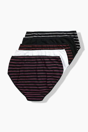 Moda za polnejše Gaćice midi 5 komada plus velikost, xxl, Ulla Popken in Johann Popken (JP1880)