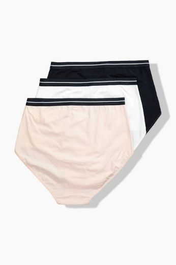 Moda za polnejše Gaćice maxi 3 komada plus velikost, xxl, Ulla Popken in Johann Popken (JP1880)