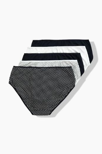 Moda za polnejše Gaćice midi 5 komada plus velikost, xxl, Ulla Popken in Johann Popken (JP1880)