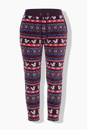 Moda za polnejše Trenirka donji dio od pliša plus velikost, xxl, Ulla Popken in Johann Popken (JP1880)