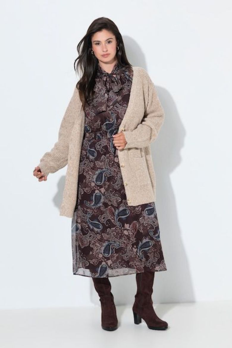 Moda za polnejše Kardigan na kopčanje plus velikost, xxl, Ulla Popken in Johann Popken (JP1880)