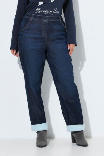 Moda za polnejše Traperice termo širokih nogavica plus velikost, xxl, Ulla Popken in Johann Popken (JP1880)