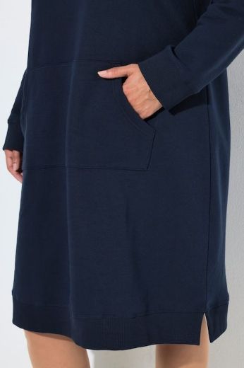 Moda za polnejše Haljina dugih rukava s kapuljačom plus velikost, xxl, Ulla Popken in Johann Popken (JP1880)