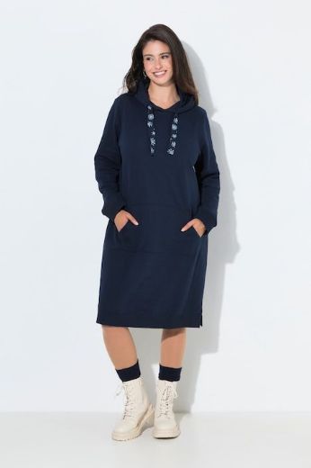 Moda za polnejše Haljina dugih rukava s kapuljačom plus velikost, xxl, Ulla Popken in Johann Popken (JP1880)