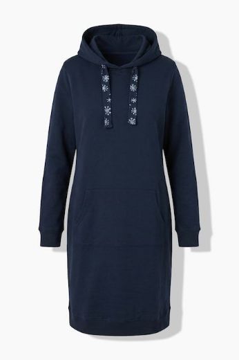 Moda za polnejše Haljina dugih rukava s kapuljačom plus velikost, xxl, Ulla Popken in Johann Popken (JP1880)