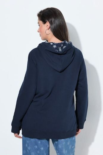Moda za polnejše Majica dugih rukava s patentnim zatvaračem i kapuljačom plus velikost, xxl, Ulla Popken in Johann Popken (JP1880)