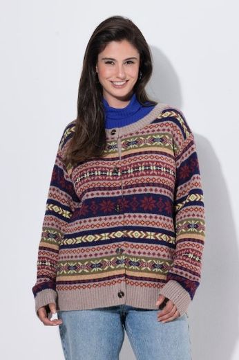 Moda za polnejše Kardigan na kopčanje plus velikost, xxl, Ulla Popken in Johann Popken (JP1880)
