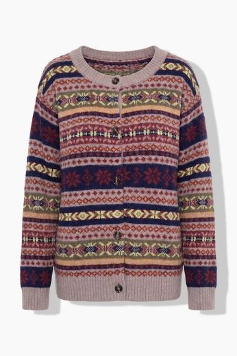 Moda za polnejše Kardigan na kopčanje plus velikost, xxl, Ulla Popken in Johann Popken (JP1880)