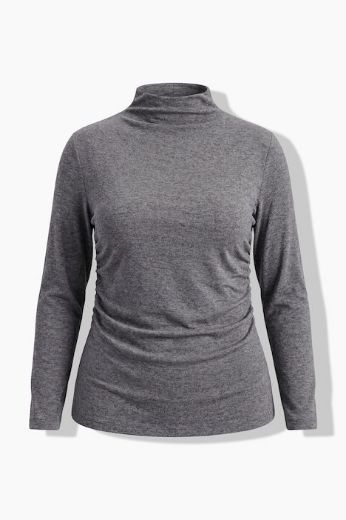 Moda za polnejše Majica dugih rukava povišenog ovratnika plus velikost, xxl, Ulla Popken in Johann Popken (JP1880)