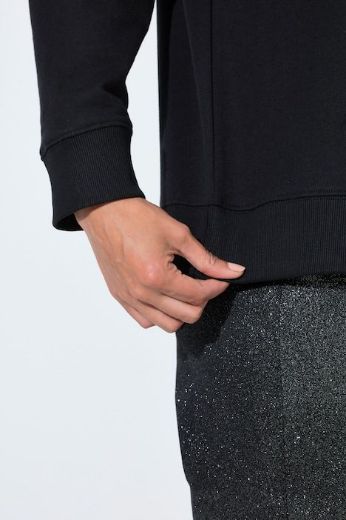 Moda za polnejše Majica dugih rukava s ukrasnim perlicama plus velikost, xxl, Ulla Popken in Johann Popken (JP1880)