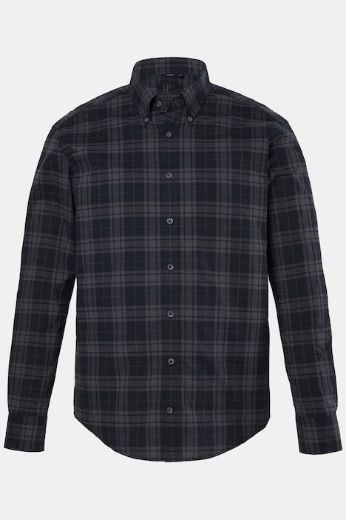 Moda za polnejše Košulja dugih rukava karirana plus velikost, xxl, Ulla Popken in Johann Popken (JP1880)