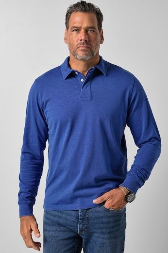 Moda za polnejše Majica Polo dugih rukava plus velikost, xxl, Ulla Popken in Johann Popken (JP1880)