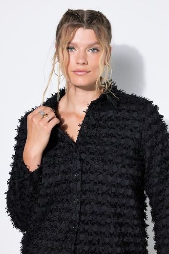 Moda za polnejše Bluza dugih rukava s resicama plus velikost, xxl, Ulla Popken in Johann Popken (JP1880)