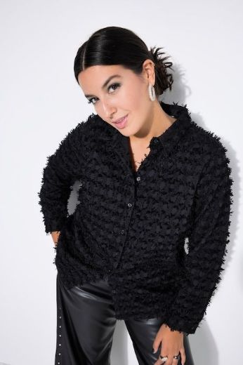 Moda za polnejše Bluza dugih rukava s resicama plus velikost, xxl, Ulla Popken in Johann Popken (JP1880)