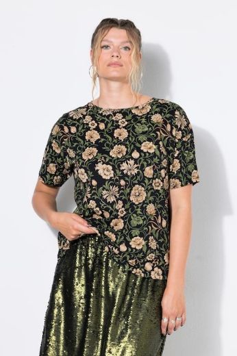 Moda za polnejše Majica kratkih rukava plus velikost, xxl, Ulla Popken in Johann Popken (JP1880)