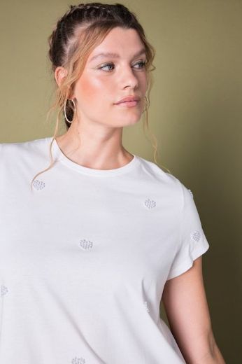 Moda za polnejše Majica kratkih rukava s ukrasnim perlicama plus velikost, xxl, Ulla Popken in Johann Popken (JP1880)