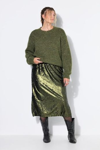 Moda za polnejše Suknja midi sa šljokicama plus velikost, xxl, Ulla Popken in Johann Popken (JP1880)