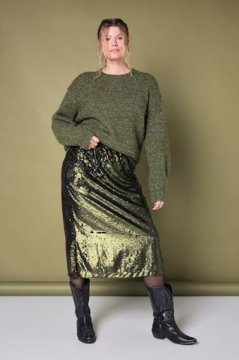 Moda za polnejše Suknja midi sa šljokicama plus velikost, xxl, Ulla Popken in Johann Popken (JP1880)